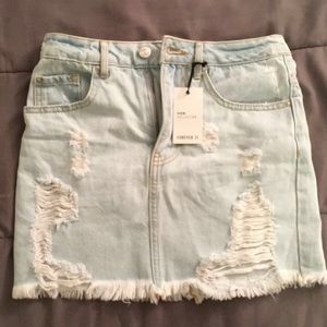 FOREVER 21 jean skirt